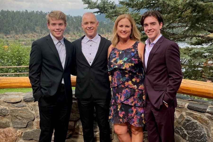 The Greany family (from left) Lance, Tom, Kat, and Cole, who lost their Colorado home in the Marshall Fire in late 2021. The Greany family (from left) Lance, Tom, Kat, and Cole, who lost their Colorado home in the Marshall Fire in late 2021.