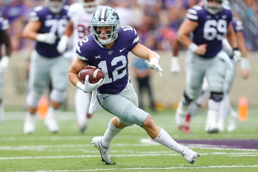 Landry Weber is a K-State player who is discerning and intends to enter seminary. Landry Weber is a K-State player who is discerning and intends to enter seminary.