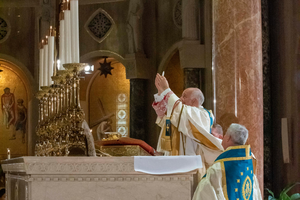 Archbishop Cordileone presides over the Mass of the Americas on November 16, 2019 at the Basilica of the National Shrine of the Immaculate Conception. Archbishop Cordileone presides over the Mass of the Americas on November 16, 2019 at the Basilica of the National Shrine of the Immaculate Conception.