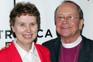Sister Jeannine Gramick and Episcopal Bishop Gene Robinson attend the premiere of ‘Saint of 9/11’ during the 5th Annual Tribeca Film Festival at Pace University Center of the Arts April 27, 2006, in New York City. Sister Jeannine Gramick and Episcopal Bishop Gene Robinson attend the premiere of ‘Saint of 9/11’ during the 5th Annual Tribeca Film Festival at Pace University Center of the Arts April 27, 2006, in New York City.