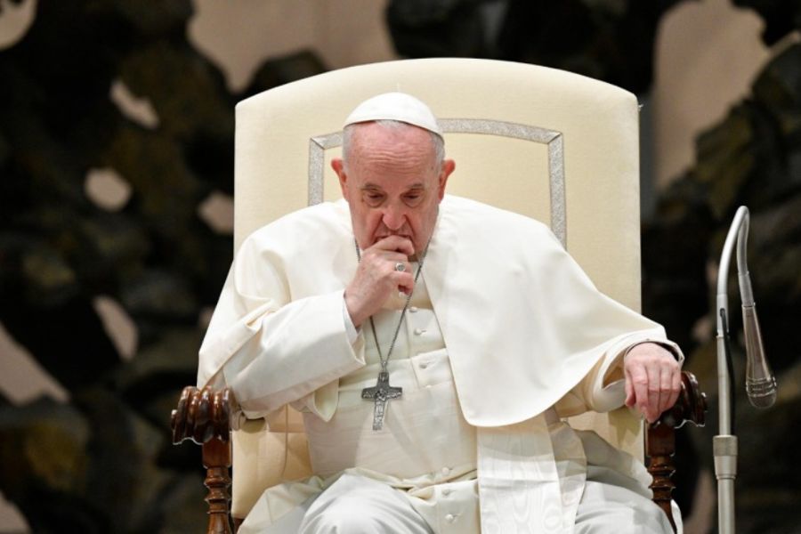 Pope Francis’ general audience in the Paul VI Hall at the Vatican, Jan. 19, 2021. Pope Francis’ general audience in the Paul VI Hall at the Vatican, Jan. 19, 2021.