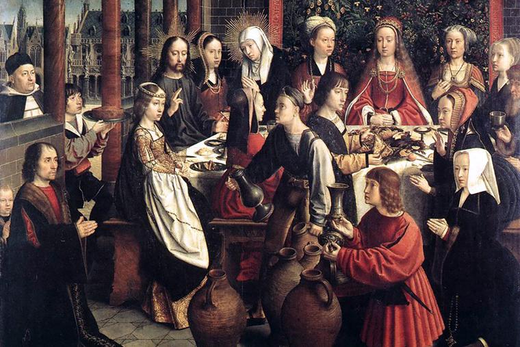 Gerard David, “The Wedding at Cana,” ca. 1500 Gerard David, “The Wedding at Cana,” ca. 1500