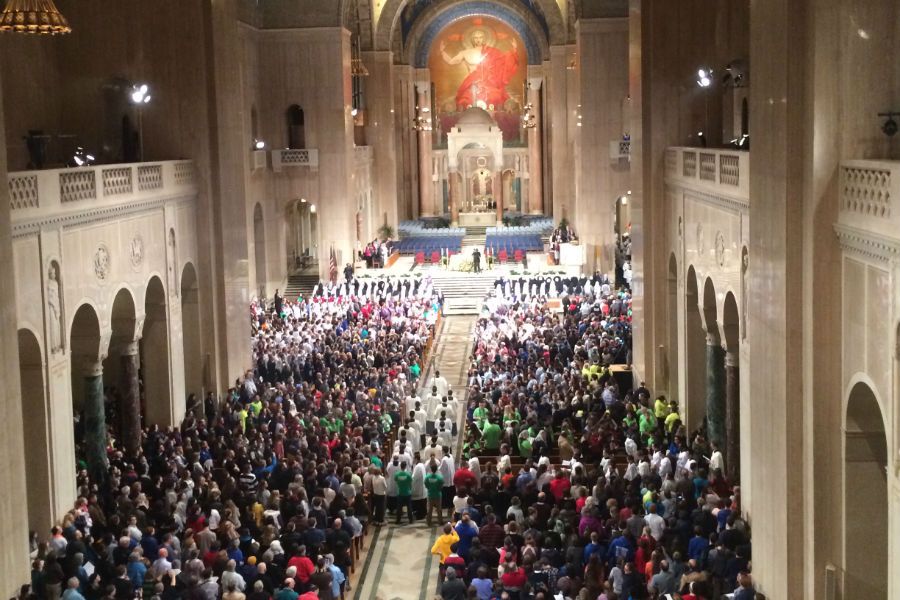 The Vigil Mass for Life at the Basilica of the National Shrine of the Immaculate Conception in Washington, D.C., Jan. 21, 2015. The Vigil Mass for Life at the Basilica of the National Shrine of the Immaculate Conception in Washington, D.C., Jan. 21, 2015.