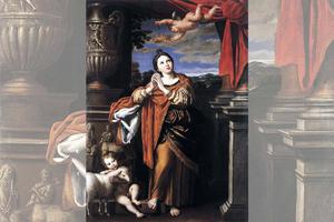 Domenichino, “Saint Agnes,” ca. 1620, Royal Collection Domenichino, “Saint Agnes,” ca. 1620, Royal Collection