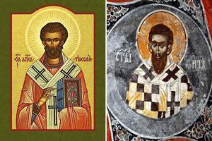 Icons of St. Timothy (l) and St. Titus
Wikimedia Commons Icons of St. Timothy (l) and St. Titus
Wikimedia Commons
