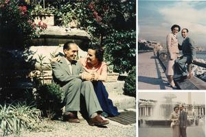 Clockwise from left: St. Gianna and Pietro Molla are shown during their honeymoon in Taormina, Messina, Italy, in October 1955 and in Naples, Italy, in September 1955. The photo of the newlyweds in St. Peter's Square in Rome was taken on Sept. 25, 1955, the day after their wedding: Rome was the first stop of their honeymoon trip. Clockwise from left: St. Gianna and Pietro Molla are shown during their honeymoon in Taormina, Messina, Italy, in October 1955 and in Naples, Italy, in September 1955. The photo of the newlyweds in St. Peter's Square in Rome was taken on Sept. 25, 1955, the day after their wedding: Rome was the first stop of their honeymoon trip.