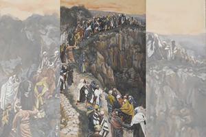 James Tissot, “The Brow of the Hill Near Nazareth,” ca. 1886-1894 James Tissot, “The Brow of the Hill Near Nazareth,” ca. 1886-1894