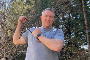NFL coach Ben Steele makes rosaries and gives them to fellow coaches and players to promote the Marian prayer. NFL coach Ben Steele makes rosaries and gives them to fellow coaches and players to promote the Marian prayer.