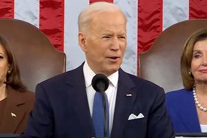 President Joe Biden delivers the State of the Union address at the U.S. Capitol on Tuesday. President Joe Biden delivers the State of the Union address at the U.S. Capitol on Tuesday.