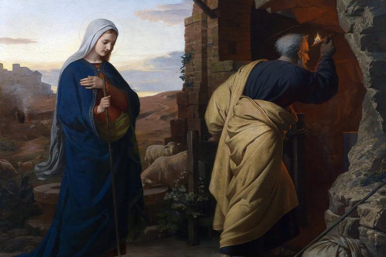 Michael Rieser, “The Evening of the Birth of Christ,” 1869 Michael Rieser, “The Evening of the Birth of Christ,” 1869