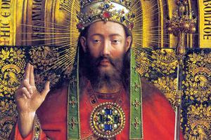 Jan van Eyck, “God Almighty” (Ghent Altarpiece), 1426-1427 Jan van Eyck, “God Almighty” (Ghent Altarpiece), 1426-1427