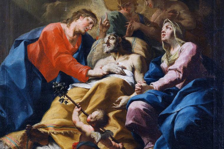 Bartolomeo Altomonte, “The Death of St. Joseph,” 18th century Bartolomeo Altomonte, “The Death of St. Joseph,” 18th century