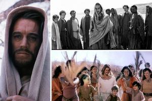 Clockwise from left: Jesus is portrayed in ‘The Greatest Story Ever Told ,’ ‘The Gospel According to St. Matthew’ and ‘Jesus Christ Superstar.’ Clockwise from left: Jesus is portrayed in ‘The Greatest Story Ever Told ,’ ‘The Gospel According to St. Matthew’ and ‘Jesus Christ Superstar.’