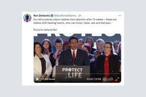 Gov. Ron DeSantis tweeted about the bill he signed into law on April 14. Gov. Ron DeSantis tweeted about the bill he signed into law on April 14.