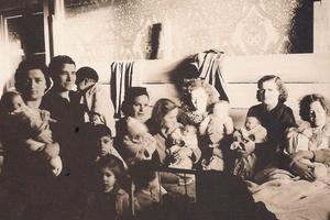 Jewish babies were born amid safe shelter during World War II. Above, Jewish refugees, including infants, were photographed in Castel Gandolfo. Jewish babies were born amid safe shelter during World War II. Above, Jewish refugees, including infants, were photographed in Castel Gandolfo.