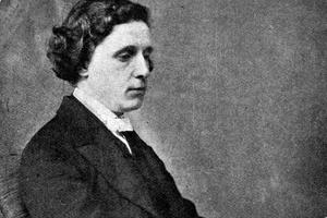 Author Lewis Carroll poses for a portrait circa 1898. Author Lewis Carroll poses for a portrait circa 1898.
