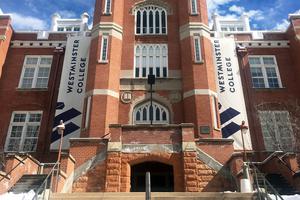 Converse Hall, completed in 1907, is the oldest building on the campus of Westminster College in Salt Lake City, Utah. Converse Hall, completed in 1907, is the oldest building on the campus of Westminster College in Salt Lake City, Utah.