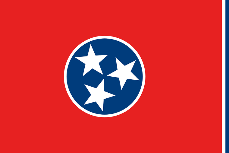 State Flag of Tennessee Photo State Flag of Tennessee Photo