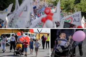The Choose Life rally in Rome on May 21 included pro-lifers of all ages. The Choose Life rally in Rome on May 21 included pro-lifers of all ages.