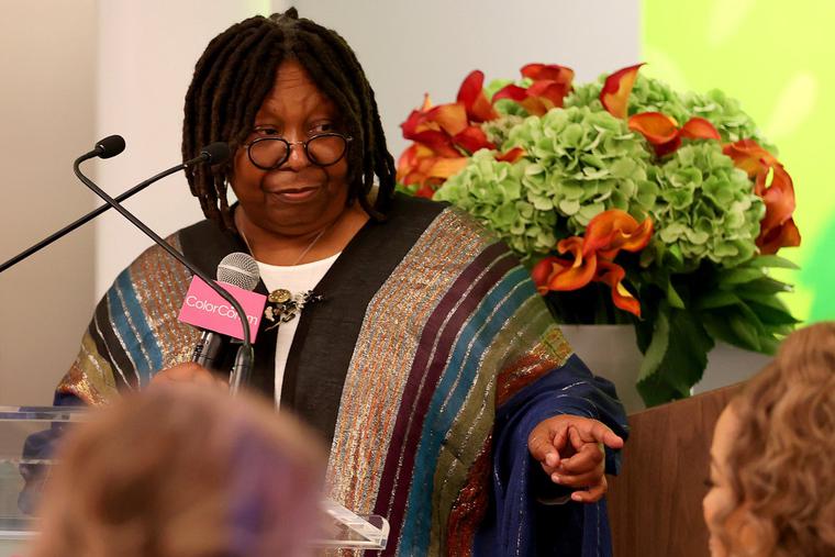 Whoopi Goldberg of ABC’s ‘The View’ speaks at an Oct. 1, 2021, event in New York City. Whoopi Goldberg of ABC’s ‘The View’ speaks at an Oct. 1, 2021, event in New York City.