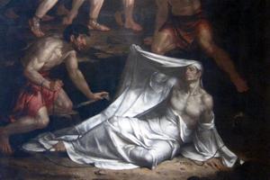 Washington Allston, “The Dead Man Restored to Life by Touching the Bones of the Prophet Elisha,” 1811-1813 Washington Allston, “The Dead Man Restored to Life by Touching the Bones of the Prophet Elisha,” 1811-1813