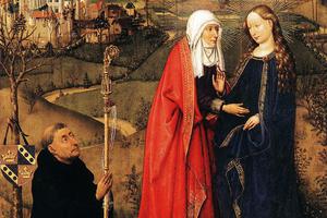 Jacques Daret, “The Visitation,” ca. 1435 Jacques Daret, “The Visitation,” ca. 1435