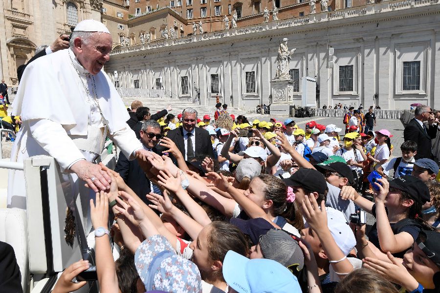 Pope Francis’ general audience in St. Peter’s Square, June 1, 2022. Pope Francis’ general audience in St. Peter’s Square, June 1, 2022.