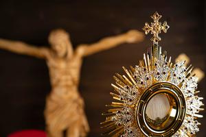 The National Eucharistic Revival recognizes that Jesus, through the gift of the Eucharist, gives his own Body and Blood to nourish those men, women and children who seek lasting fellowship with him. The National Eucharistic Revival recognizes that Jesus, through the gift of the Eucharist, gives his own Body and Blood to nourish those men, women and children who seek lasting fellowship with him.
