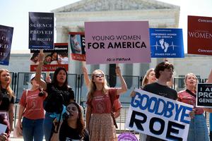 Pro-life young people demonstrate in front of the U.S. Supreme Court on June 15 in Washington. The court is set to announce a number of high-profile decisions before the end of June. Researchers and pro-life leaders have been highlighting that when Gen Z is educated about abortion, support drops. Pro-life young people demonstrate in front of the U.S. Supreme Court on June 15 in Washington. The court is set to announce a number of high-profile decisions before the end of June. Researchers and pro-life leaders have been highlighting that when Gen Z is educated about abortion, support drops.