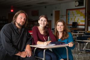 Amy and David Carson and their daughter Olivia, who reside in Glenburn, Maine. Amy and David Carson and their daughter Olivia, who reside in Glenburn, Maine.