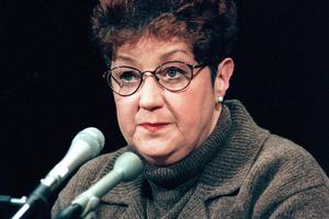 Norma McCorvey (“Jane Roe”) testifies Jan. 21, 1998, before a U.S. Senate Judiciary Committee subcommittee during hearings on the 25th anniversary of Roe v. Wade on Capitol Hill in Washington, DC. Norma McCorvey (“Jane Roe”) testifies Jan. 21, 1998, before a U.S. Senate Judiciary Committee subcommittee during hearings on the 25th anniversary of Roe v. Wade on Capitol Hill in Washington, DC.