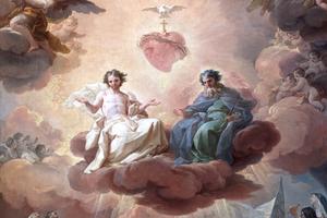 Corrado Giaquinto, “The Blessed Trinity and the Sacred Heart of Jesus,” 1754 Corrado Giaquinto, “The Blessed Trinity and the Sacred Heart of Jesus,” 1754