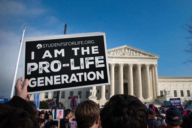 Pro-life supporters participate in the 46th annual March for Life in Washington, DC. Pro-life supporters participate in the 46th annual March for Life in Washington, DC.