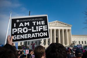 Pro-life supporters participate in the 46th annual March for Life in Washington, DC. Pro-life supporters participate in the 46th annual March for Life in Washington, DC.
