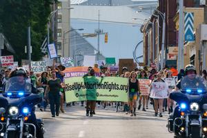 Protesters march to the Capitol building to protest the Supreme Court's decision in the Dobbs v Jackson Women's Health case on June 24, 2022 in Atlanta, Georgia. Protesters march to the Capitol building to protest the Supreme Court's decision in the Dobbs v Jackson Women's Health case on June 24, 2022 in Atlanta, Georgia.