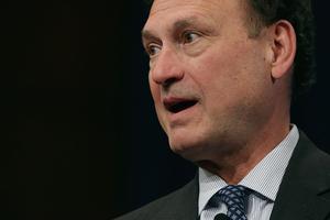 U.S. Supreme Court Associate Justice Samuel Alito is shown speaking at Georgetown University Law Center in 2016 in Washington. U.S. Supreme Court Associate Justice Samuel Alito is shown speaking at Georgetown University Law Center in 2016 in Washington.