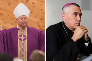 (L-R) Bishop Richard F. Stika of Knoxville, Tennessee. Bishop Daniel Fernández Torres. (L-R) Bishop Richard F. Stika of Knoxville, Tennessee. Bishop Daniel Fernández Torres.