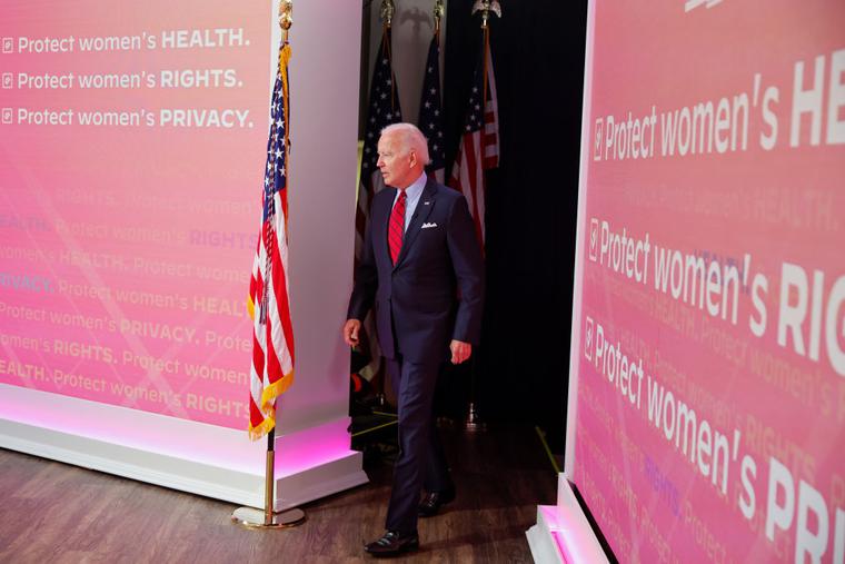 President Joe Biden arrives to speak with governors on protecting access to abortion at the White House on July 1 in Washington. President Joe Biden arrives to speak with governors on protecting access to abortion at the White House on July 1 in Washington.