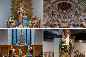 Pilgrims have flocked to this shrine since before its completion in 1906. Pilgrims have flocked to this shrine since before its completion in 1906.