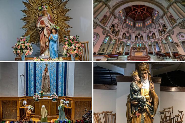 Pilgrims have flocked to this shrine since before its completion in 1906. Pilgrims have flocked to this shrine since before its completion in 1906.