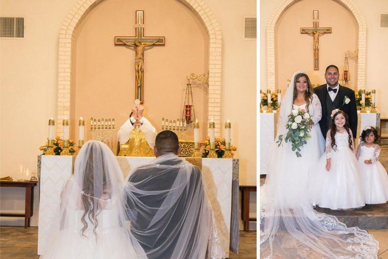 Bernice and Gerardo Robledo say they have been blessed by the formation they received prior to receiving the sacrament of matrimony following their civil marriage. Bernice and Gerardo Robledo say they have been blessed by the formation they received prior to receiving the sacrament of matrimony following their civil marriage.