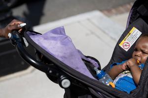 Rose Turner walks with her son, Robert Chase, while looking for a store with baby formula and money to buy it as the U.S. struggled with a shortage of baby formula May 19. Turner, who does not have a permanent home, came to Washington, D.C., with her 6-month-old son to be close to her mother while seeking refuge from an abusive partner. Similar situations often lead women to consider abortion, and the pro-life movement is working in new ways to make abortion unthinkable for women. Rose Turner walks with her son, Robert Chase, while looking for a store with baby formula and money to buy it as the U.S. struggled with a shortage of baby formula May 19. Turner, who does not have a permanent home, came to Washington, D.C., with her 6-month-old son to be close to her mother while seeking refuge from an abusive partner. Similar situations often lead women to consider abortion, and the pro-life movement is working in new ways to make abortion unthinkable for women.