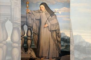 Giovanni Battista Moroni (c. 1520-1579), “St. Clare of Assisi” Giovanni Battista Moroni (c. 1520-1579), “St. Clare of Assisi”