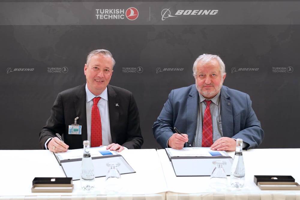 Boeing and Turkish Technic share agreement