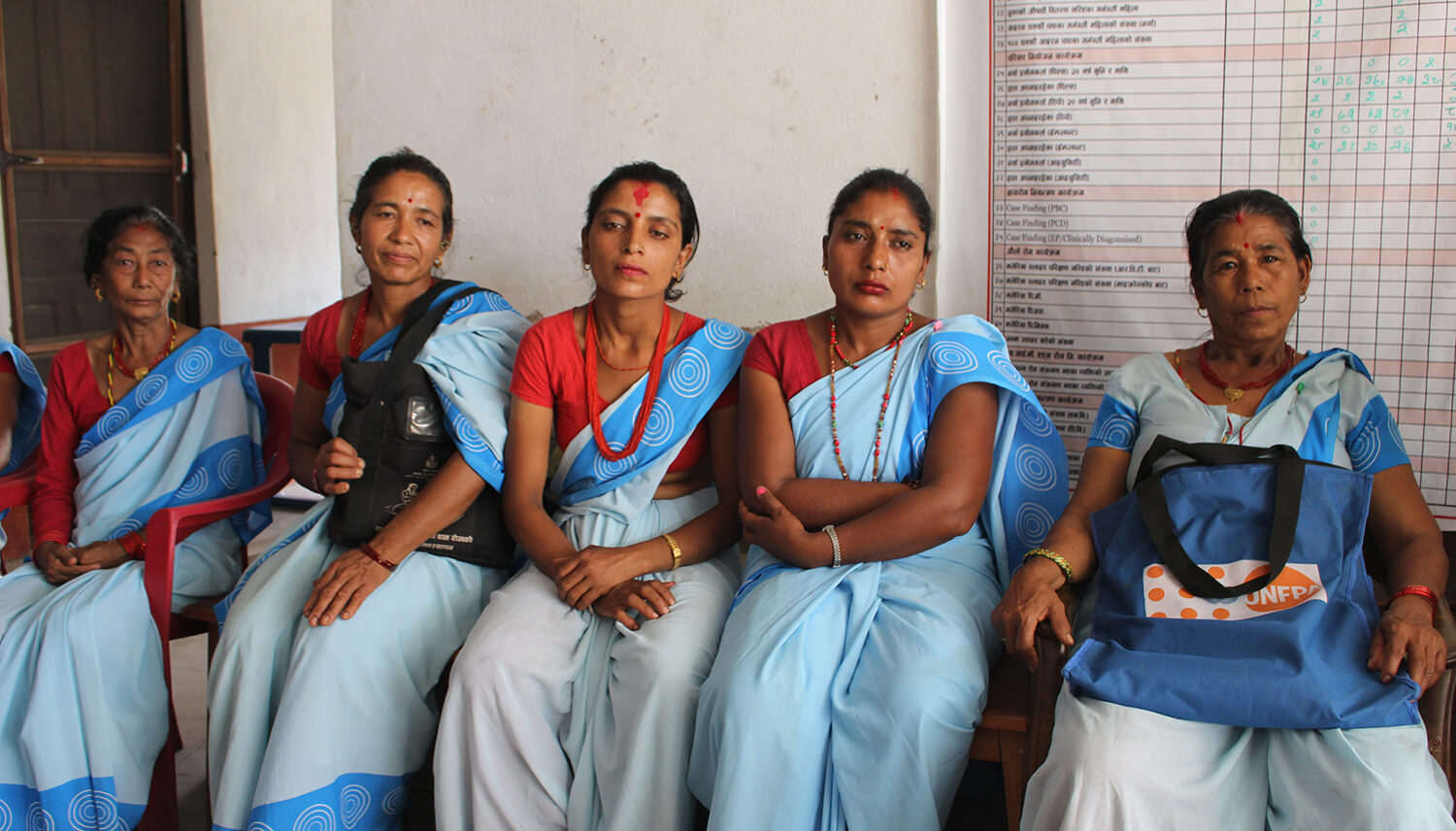 Nepali mothers and an Irish daughter
