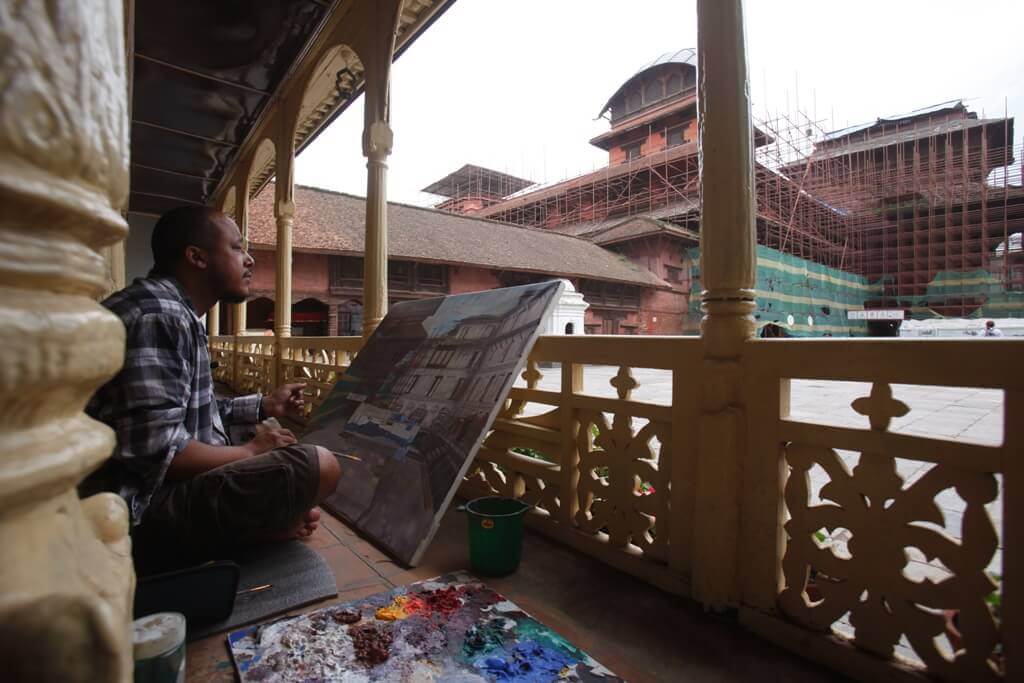 Mapping the earthquake with art