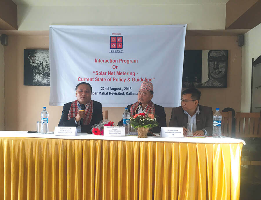 EDC's solar net metering discussion