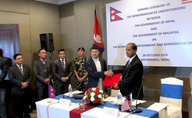 Nepal-Malaysia Labour pact