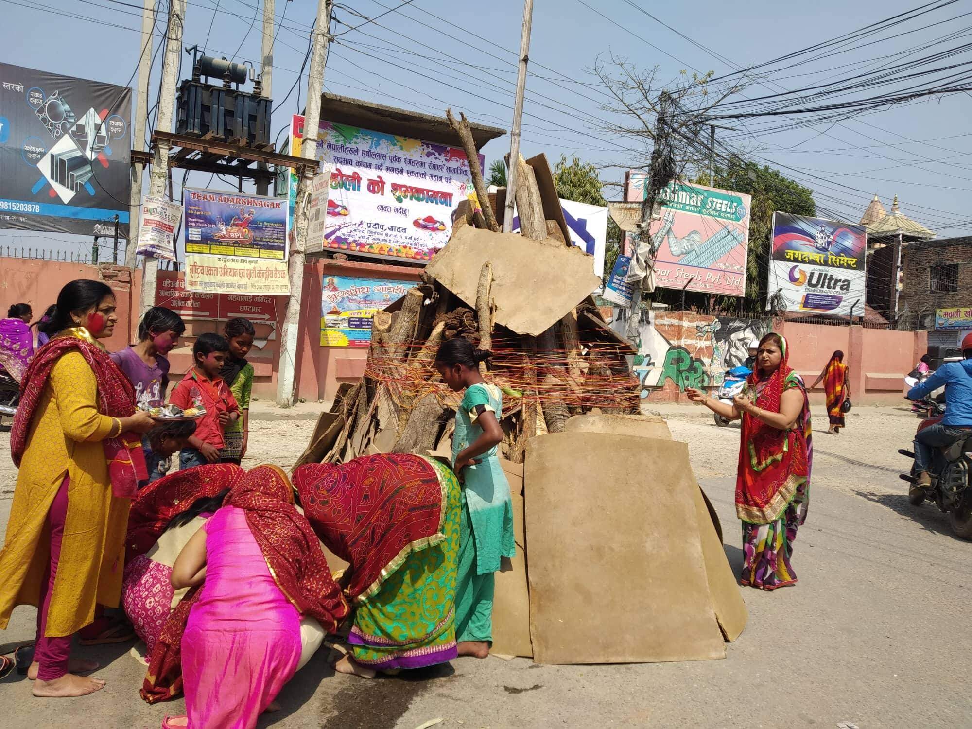 Holi in Birganj
