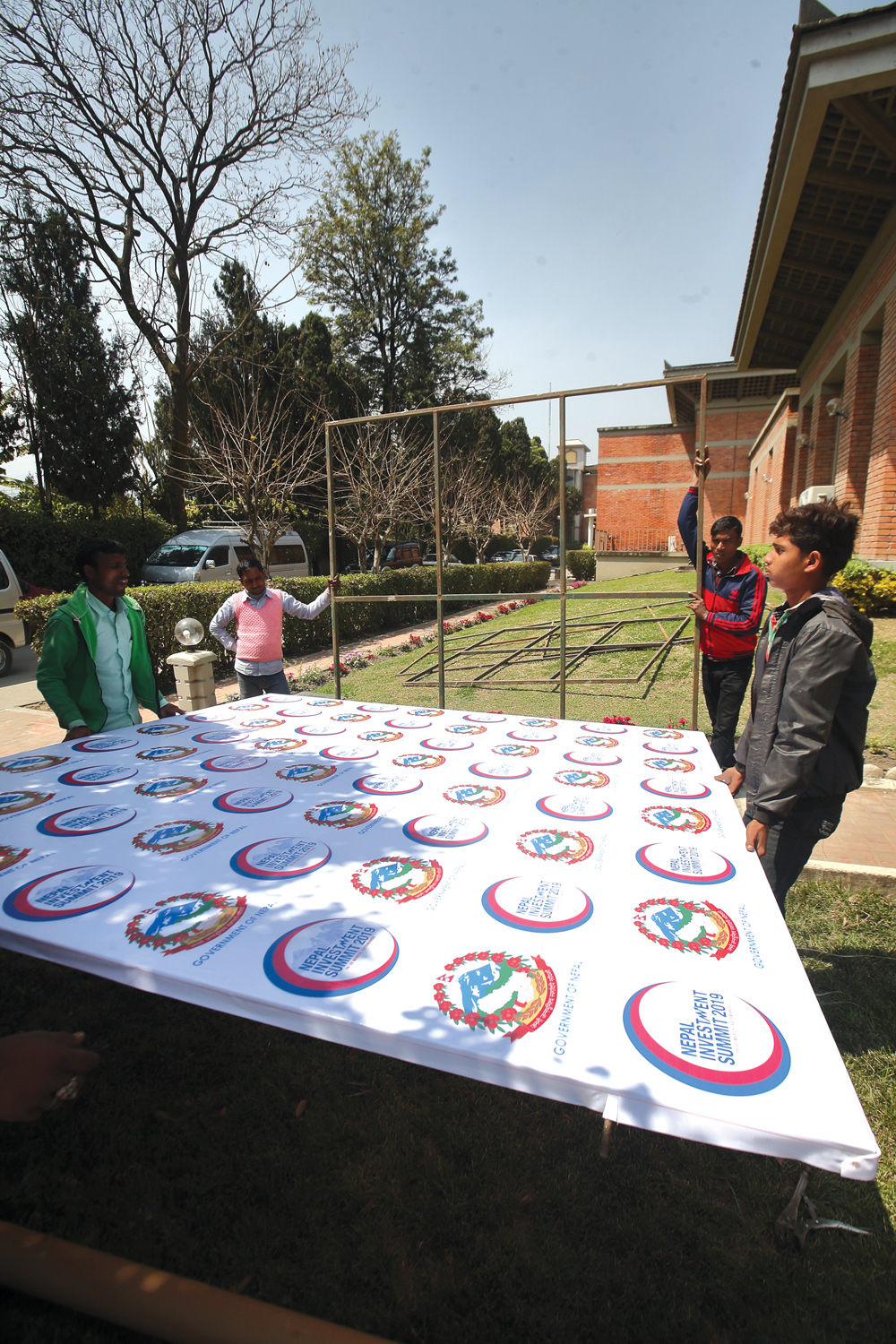 A roller coaster ride